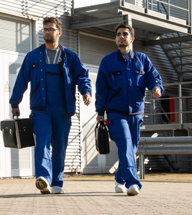 Startseite Bewerber oben rechts anstatt Frau